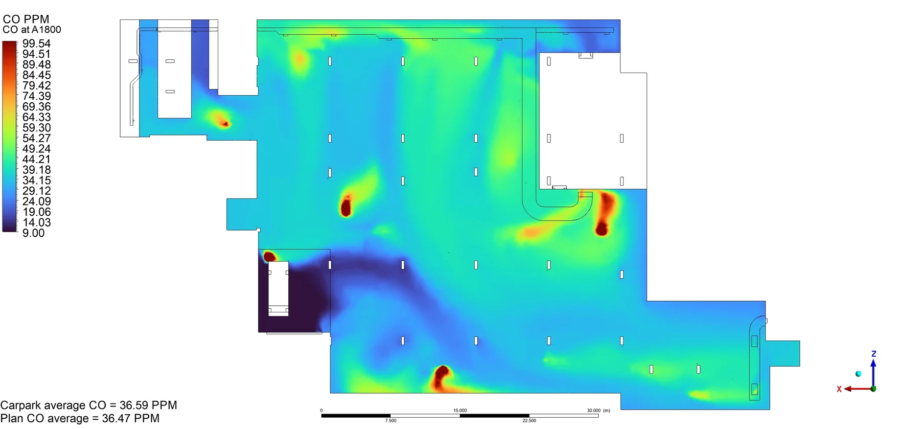 Final design CO at 1800 mm for the aurelian new farm CFD study
