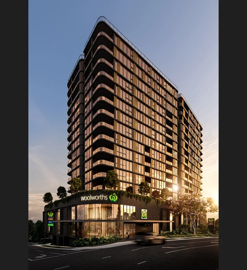The Bedford tower exterior render